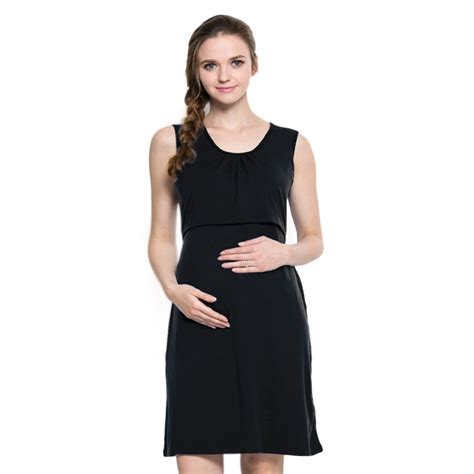 Elegant Summer Maternity Wear Dress For Women Sleeveless Casual Dresses