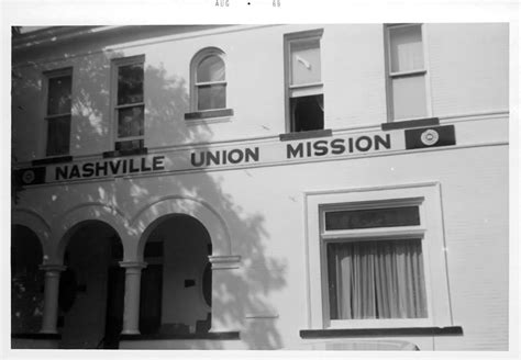 The History Of The Nashville Rescue Mission Nashville Tn
