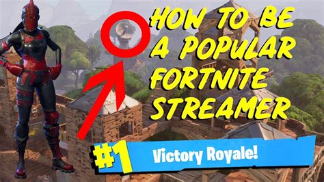 How To Be A Successful Fortnite Streamer Youtube
