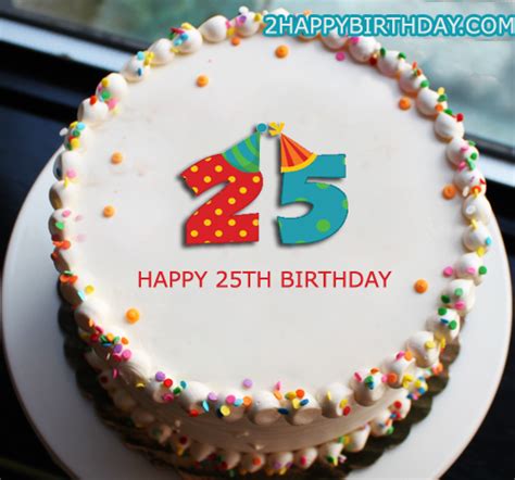Best price with same day delivery. 25th Birthday Cake With Name Editor - 2HappyBirthday