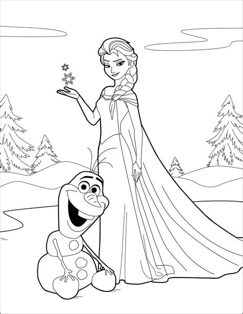 Tranh Tô Màu Công Chúa Elsa Tổng Hợp Tranh Tô Màu Công Chúa Elsa Cho