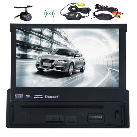Eincar Universal 1din Car Dvd Gps Player 7inch Sliding Digital Touch