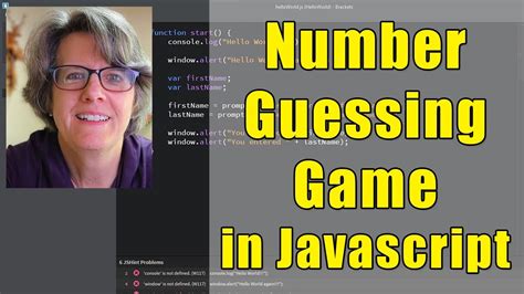 Code A Number Guessing Game In Javascript Youtube