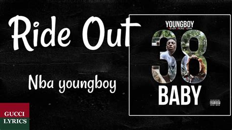 Nba Youngboy Ride Out Lyricsletra Youtube