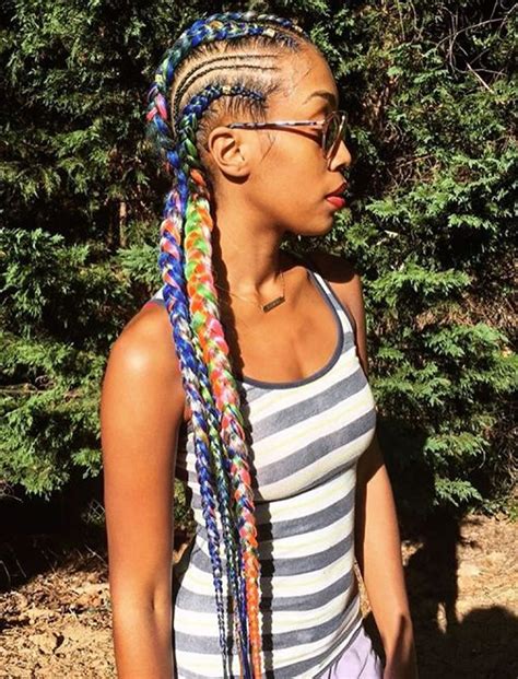 These Stunning Jumbo Feed In Braids Will Inspire You To Create Your