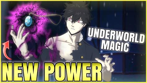 Black Clover Yuno New Power From The Underworld Youtube