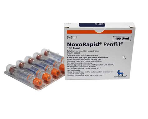 Buy Novolog Novorapid Penfill Cartridges 100 Units Ml From Canada