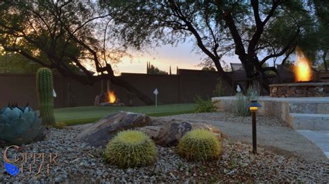 Backyard Ideas For Scottsdale Arizona Copper Leaf Pools