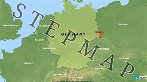 StepMap Görlitz Landkarte für Deutschland