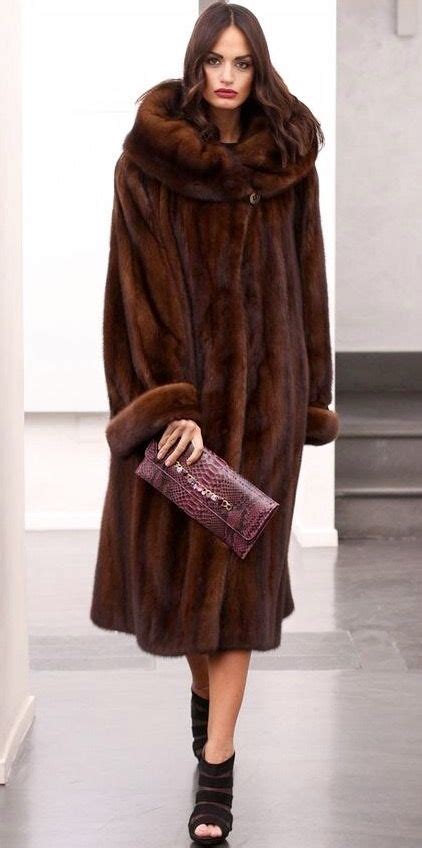 nadire atas on women s designer fur coats and jackets mahogany mink fur coat manteau vison hermes