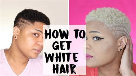 How To Safely Bleach Hair Platinum Blonde How To Bleach Natural Hair How To Get White Hair