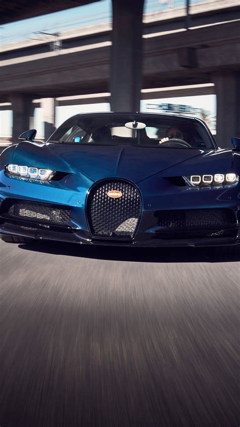 Blue Bugatti Chiron Wallpaper Backiee