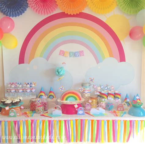 Livraison 24 ou 48h, paiement sécurisé en ligne. La Sweet Table Déco d'anniversaire "Arc-en-Ciel": Les ...