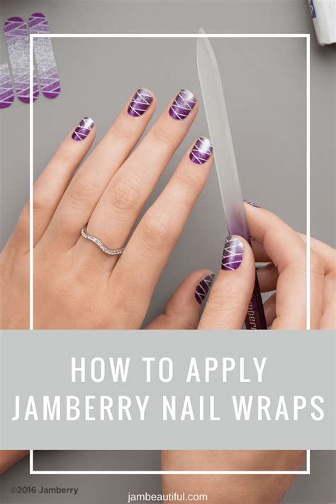 How To Apply Jamberry Nail Wraps With My Simple Instructions And Video Tutorial Perfect Nail