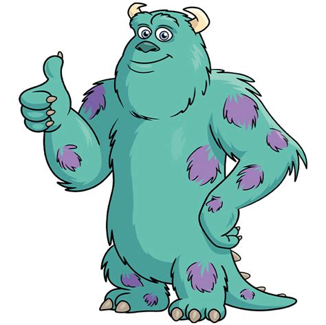 How To Draw Sully From Monsters Inc