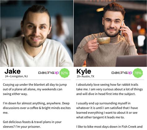 20 Amazingly Irresistible Dating Profile Examples For Men — DatingXP.co