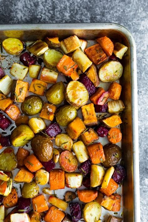 Rosemary Roasted Root Vegetables Sweet Peas And Saffron
