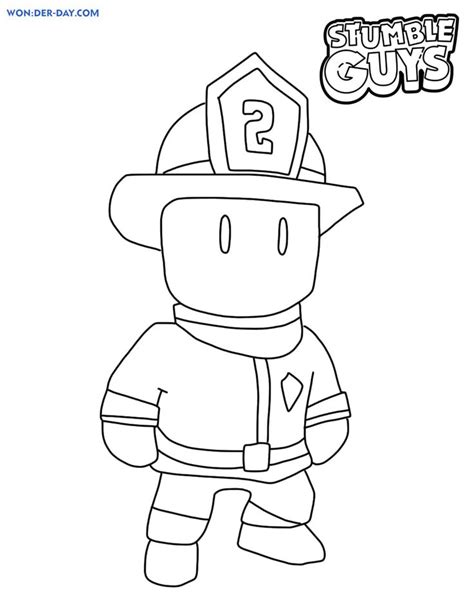 Stumble Guys Coloring Pages Print And Color Coloring Pages For Boys