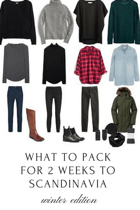 Packing Guide How To Pack For Two Weeks To Scandinavia In The Winter