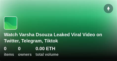 Watch Varsha Dsouza Leaked Viral Video On Twitter Telegram Tiktok