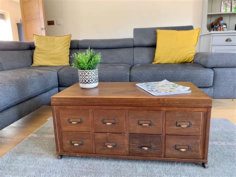 Mae verdera three (3) yers warranty free delivery. Original 1940's Index Card Cabinet Coffee Table - Antique ...