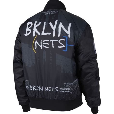 Check out our brooklyn nets city selection for the very best in unique or custom, handmade pieces from our shops. Veste NBA Brooklyn Nets Nike City Edition Courtside black ...