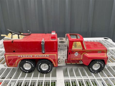 Vintage Nylint Rescue Pumper Fire Truck Ebay