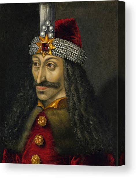 Vlad The Impaler Portrait Canvas Print Canvas Art By War Is Hell Store