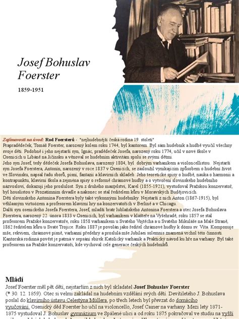 Jan Bohuslav Foerster Pdf