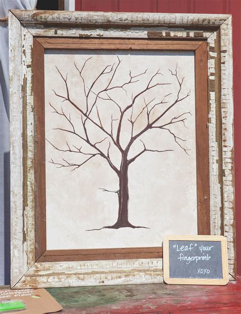 Since we are using a sharpie you will need to. DIY Rustic Tree Escort Card Board