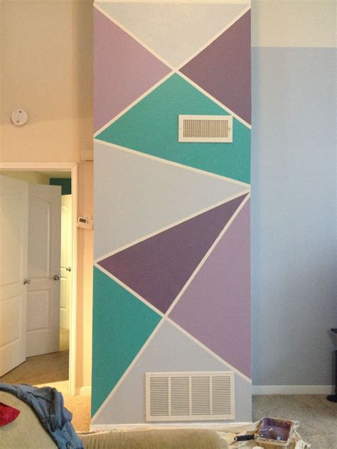 Maybe you would like to learn more about one of these? Frog tape fun accent wall | Pinturas de pared, Diseño de ...