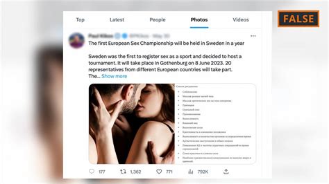 Fact Check No Sweden Is Not Holding A Sex Championship Time 977 Fm
