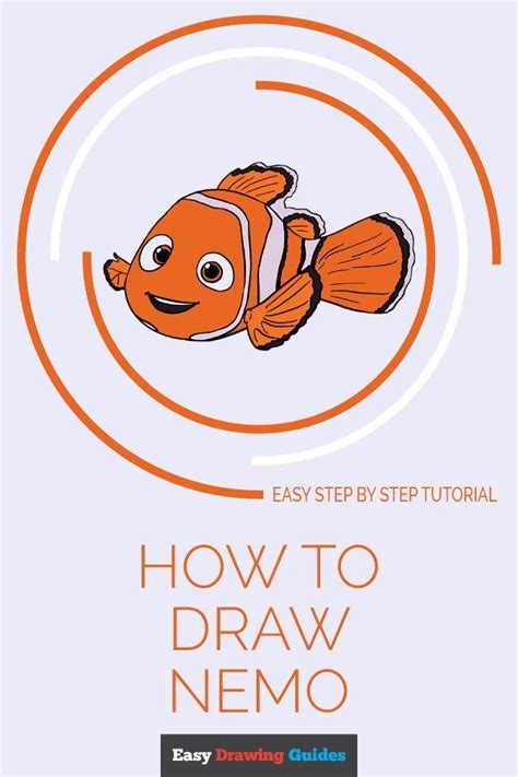 How To Draw Nemo In A Few Easy Steps Easy Drawing Guides How To