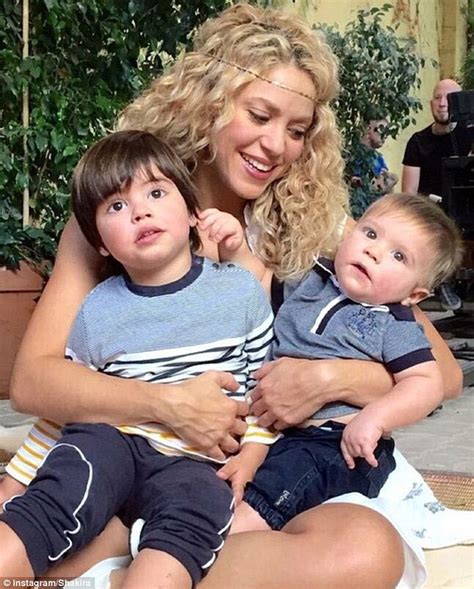 Shakira Dresses Up Her Jeans And T Shirt Combo With Knee High Boots In Barcelona Daily Mail Online