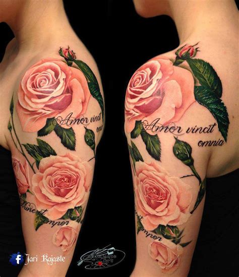 Pink Roses Tattoo Best Tattoo Design Ideas