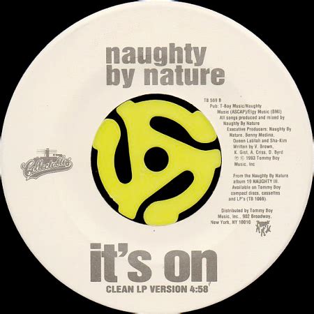 Naughty By Nature It S On S Breakwell Records