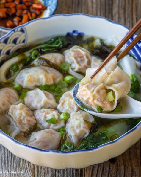 The Most Cozy And Easy Vegan Wonton Soup Woonheng