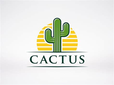 Cactus Logo Logo Design Cactus Shirt Logo Design
