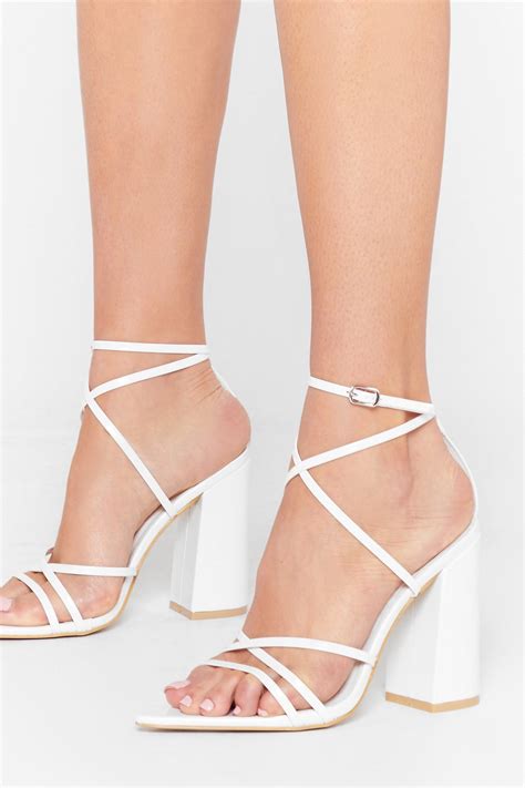 point out strappy block heels strappy block heels fashion high heels heels