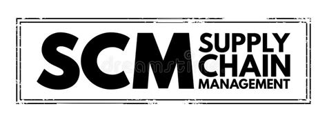 Scm Supply Chain Management Management Of The Flow Of Goods And