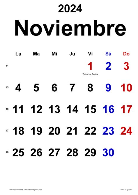 Calendario 2024 Noviembre Para Imprimir Latest Ultimate Most Popular