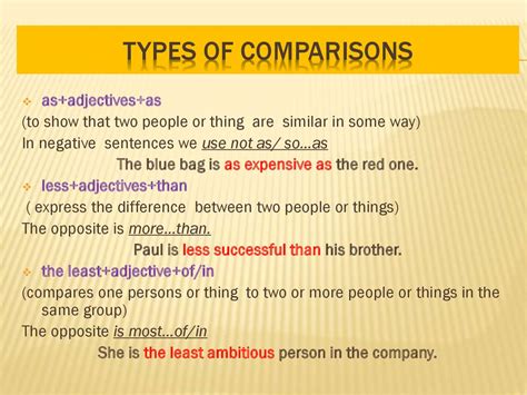 Comparisons And Superlatives презентация онлайн