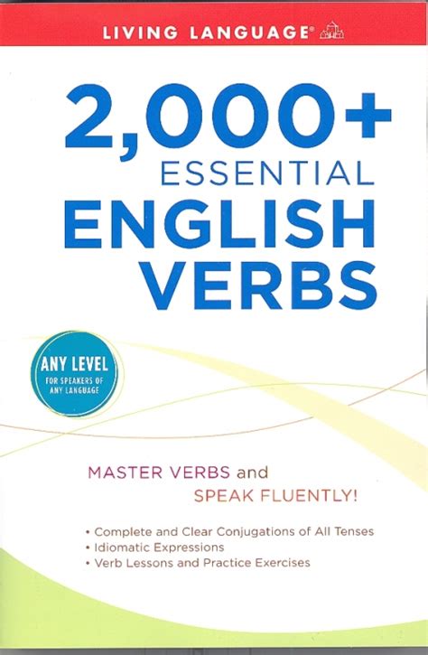 2000 Plus Essential English Verbs Master Verbs And Speak Fluently