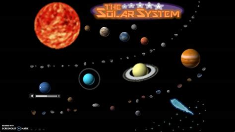The Solar System Interactive Powerpoint Slide Youtube