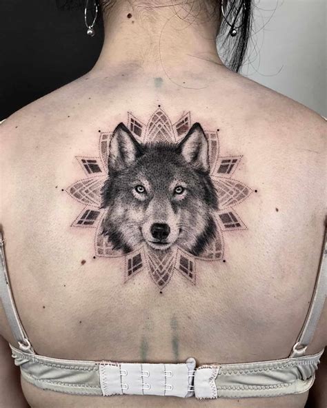 Wolf Tattoo Back