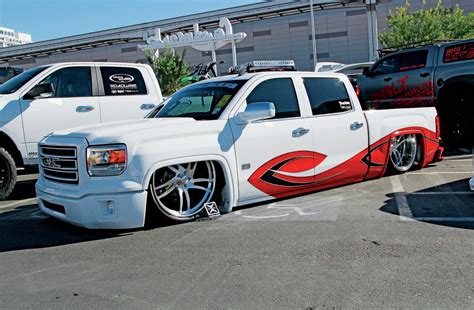 Slammed Trucks Of Sema 2014 The Laid Out Trucks Of Sema 2014