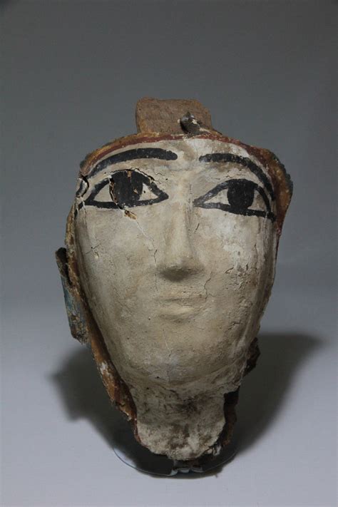 Ancient Egyptian Wooden Mummy Face Mask Late Period 664 33 Flickr
