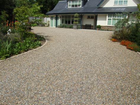 Gravel Driveway Edging Cobble Edge At Rhodes Farm Stone Made Of Wood