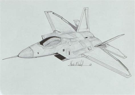 Drawings And Sketches While Studying Raptor F 22