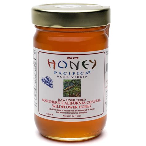 Cold Packed Southern California Wildflower Honey Raw Honey California